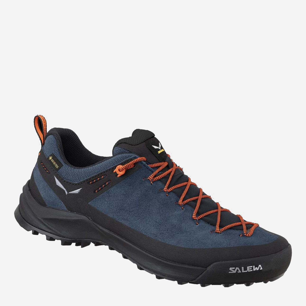 Акція на Чоловічі кросівки для трекінгу з Gore-Tex Salewa Wildfire Leather Gtx 61416 46 (12) 30 см Сині від Rozetka