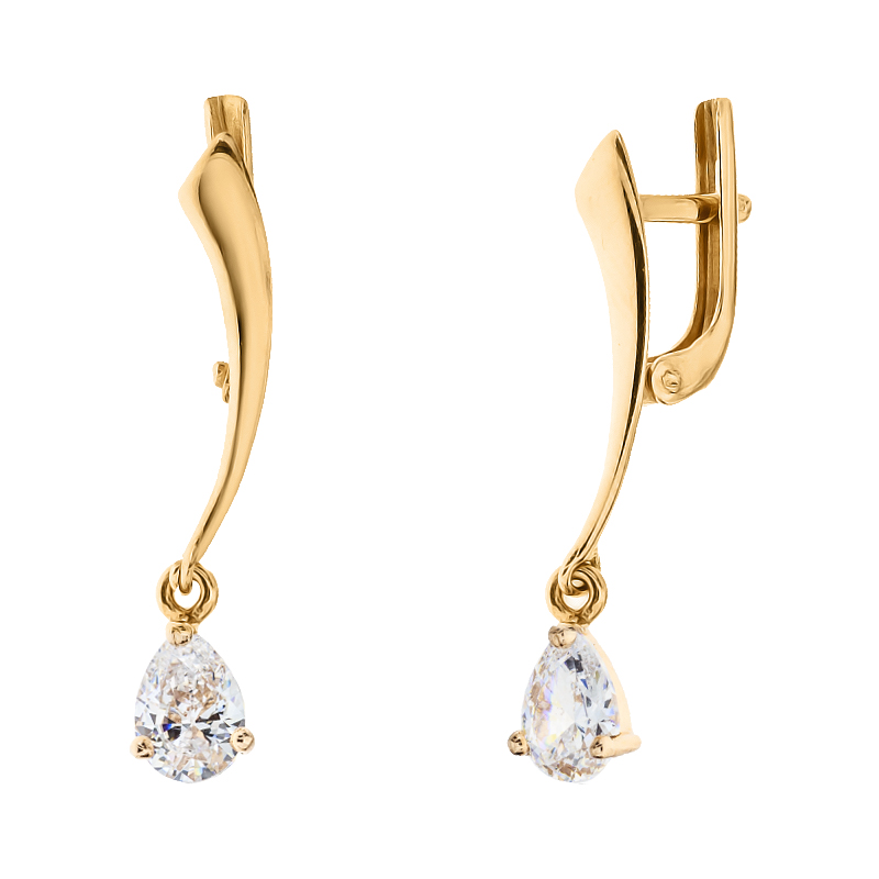 

Серьги-подвески Diamant с2027