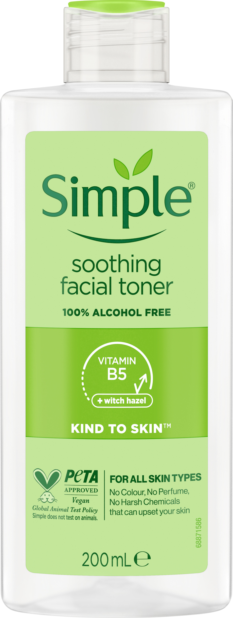 Успокаивающий тоник для лица Simple Soothing Facial Toner 200 мл ...