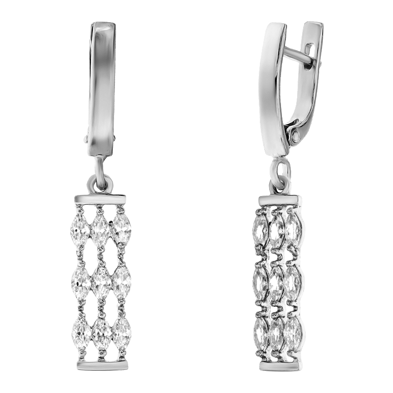 

Серьги-подвески Diamant С2117с