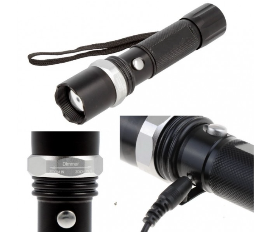 Фонарь ручной аккумуляторный Swat Multifunction Flashlight 100m ...