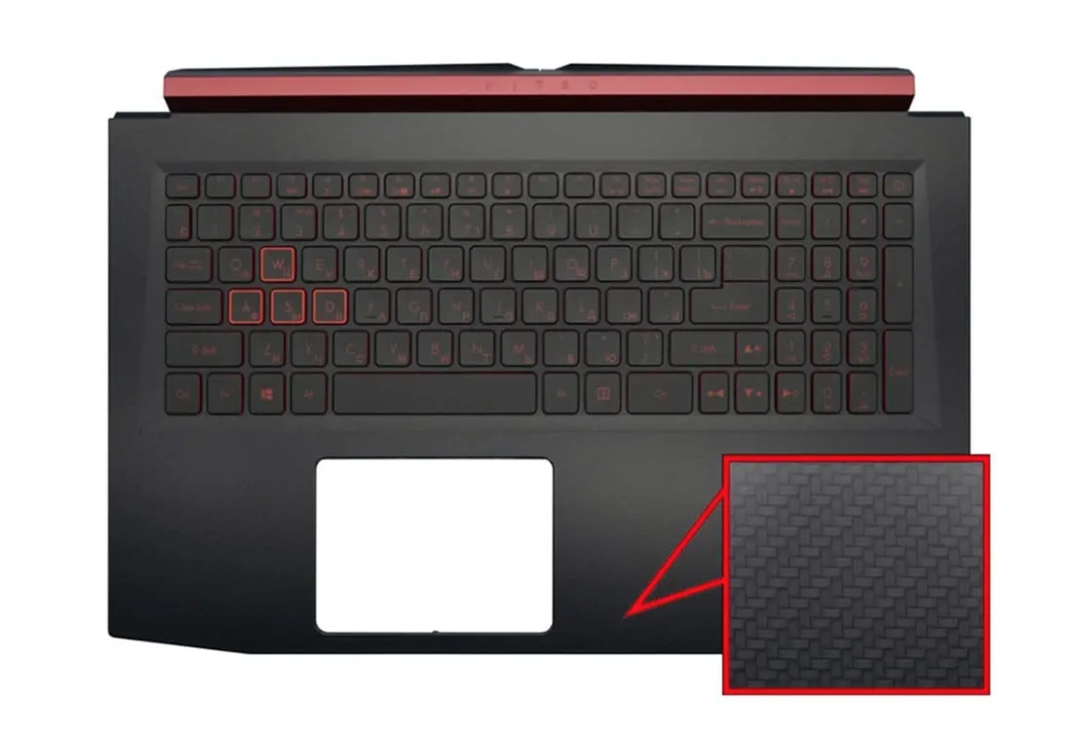 Топкейс ноутбука / верхня панель і клавіатура для ноутбука Acer Nitro 5 ...