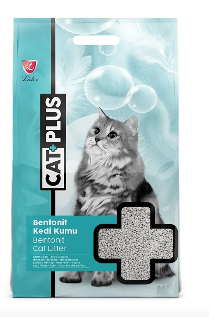 CatPlus Бентонитовый наполнитель для кошачьего туалета без запаха, 5л ...