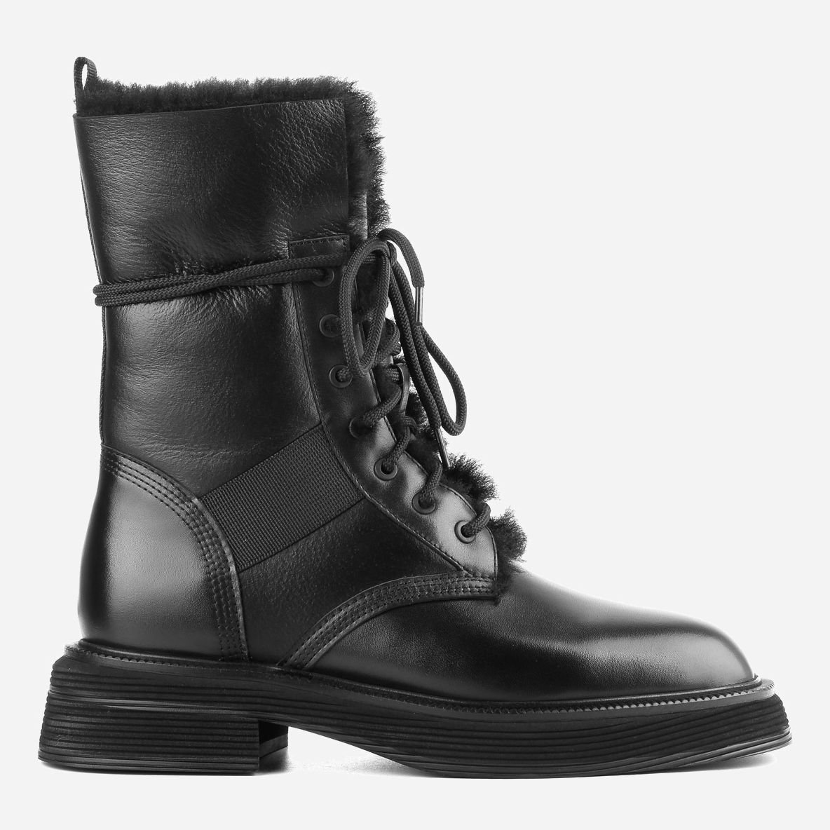 Акція на Жіночі зимові черевики високі Le'BERDES 00000015329 36 23.5 см Чорні від Rozetka