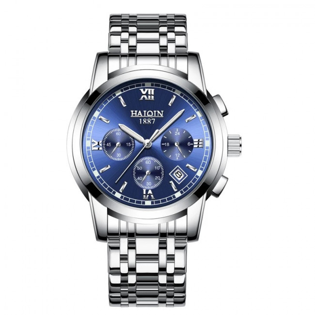

Классические мужские часы Haiqin 8502 Blue