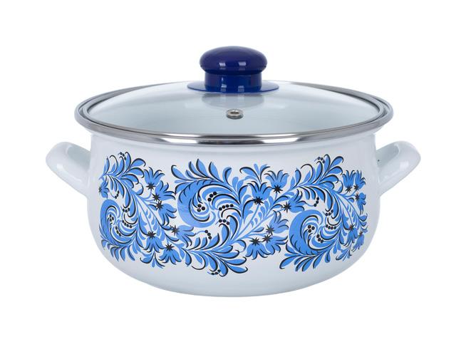 

Кастрюля эмалированная Infinity Blue Flowers 1.8л, индукционная (PSG_UK-6415017)