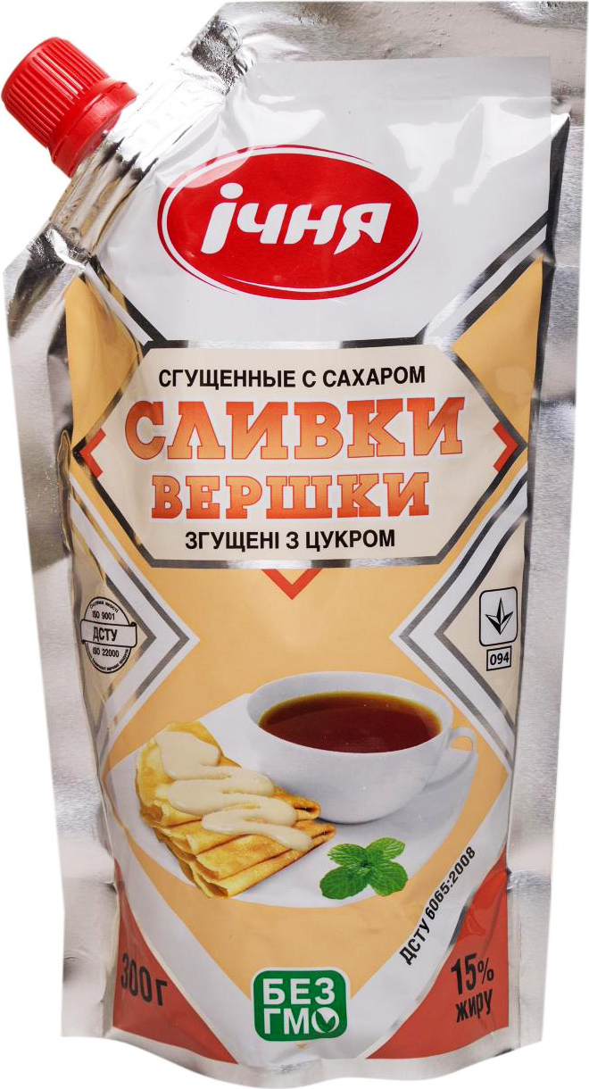 Купить Сливки сгущенные Ічня с сахаром 300 г (4820103341864) в Украине ...