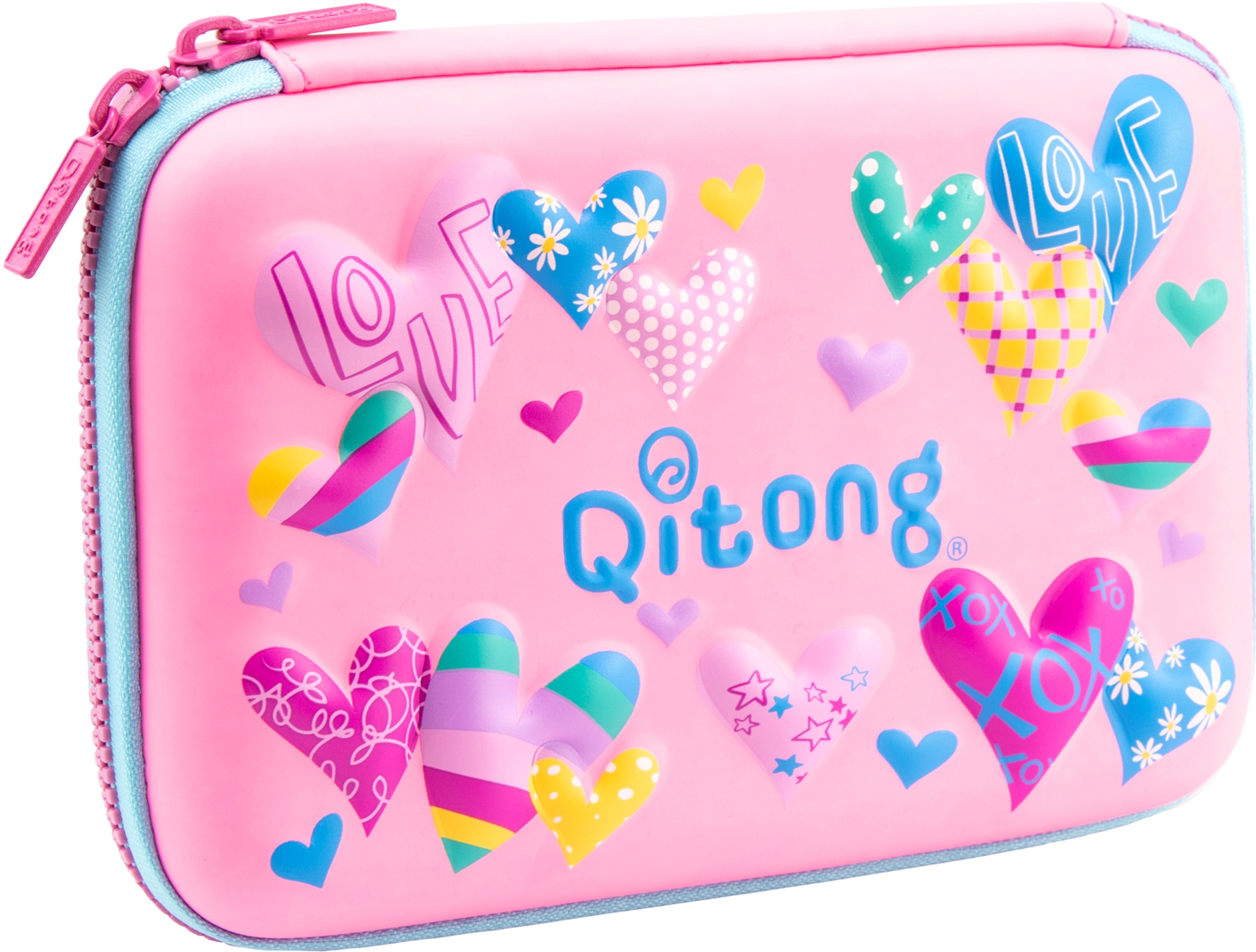 

Пенал с тиснением Cool For School 1 отделение Розовый (QT-5615-Pink)