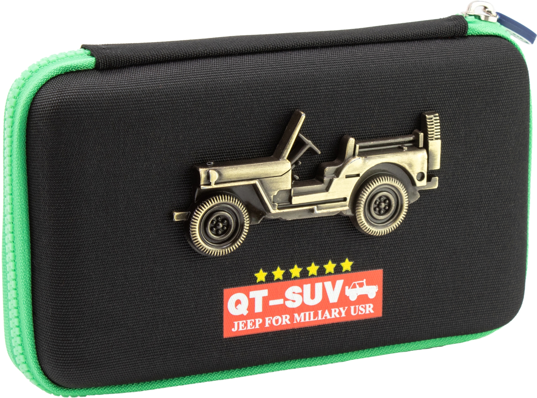 

Пенал с металлической аппликацией Cool For School 1 отделение Черный (QT-5795-Black)