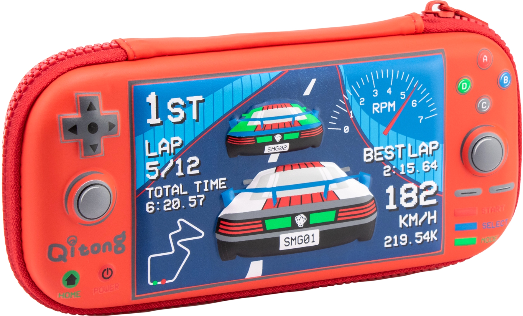 

Пенал с тиснением Cool For School 1 отделение Красный (QT-5628-Red)