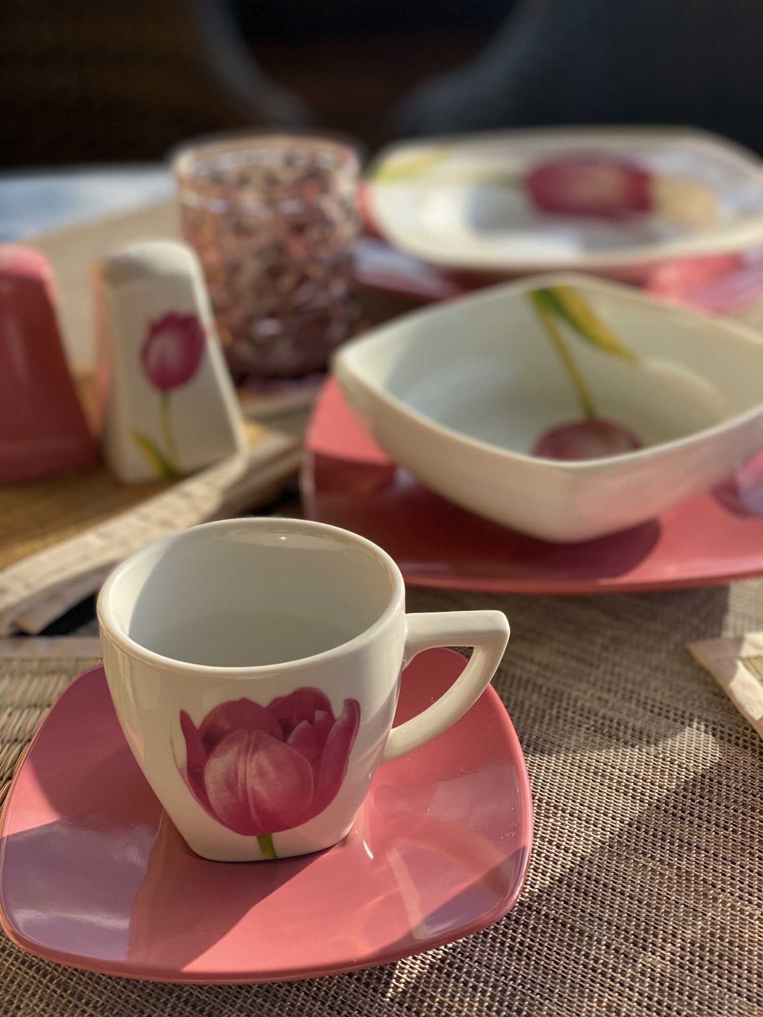 

Набор столовой посуды Dinner Set Розовый