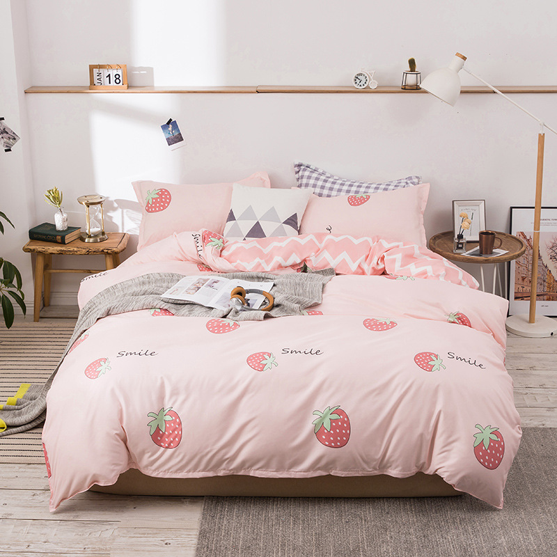 

Комплект постельного белья Smile (полуторный) Berni Home Розовый