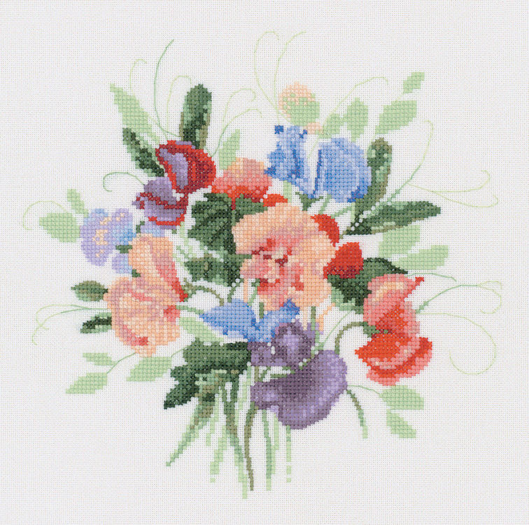 

Набір для вишивання хрестиком "Солодкий букет//Sweet Pea Posy" Heritage Crafts H700