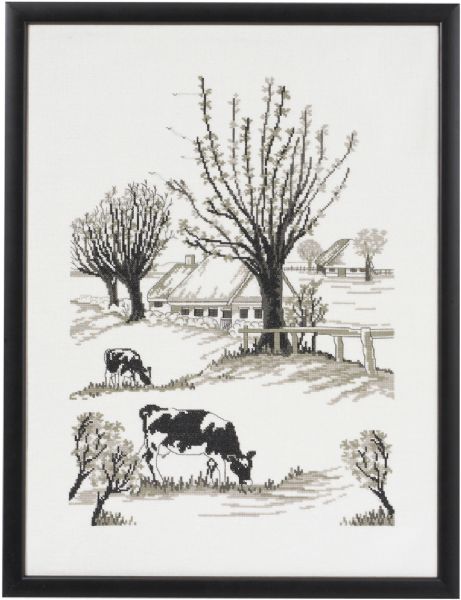 

Набір для вишивання "Корови (Cows)" Permin 70-1109