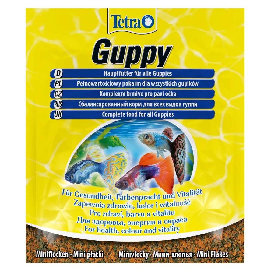 Сухой корм для гуппи Tetra Guppy 12 г (4004218193741) от продавца: BZR ...