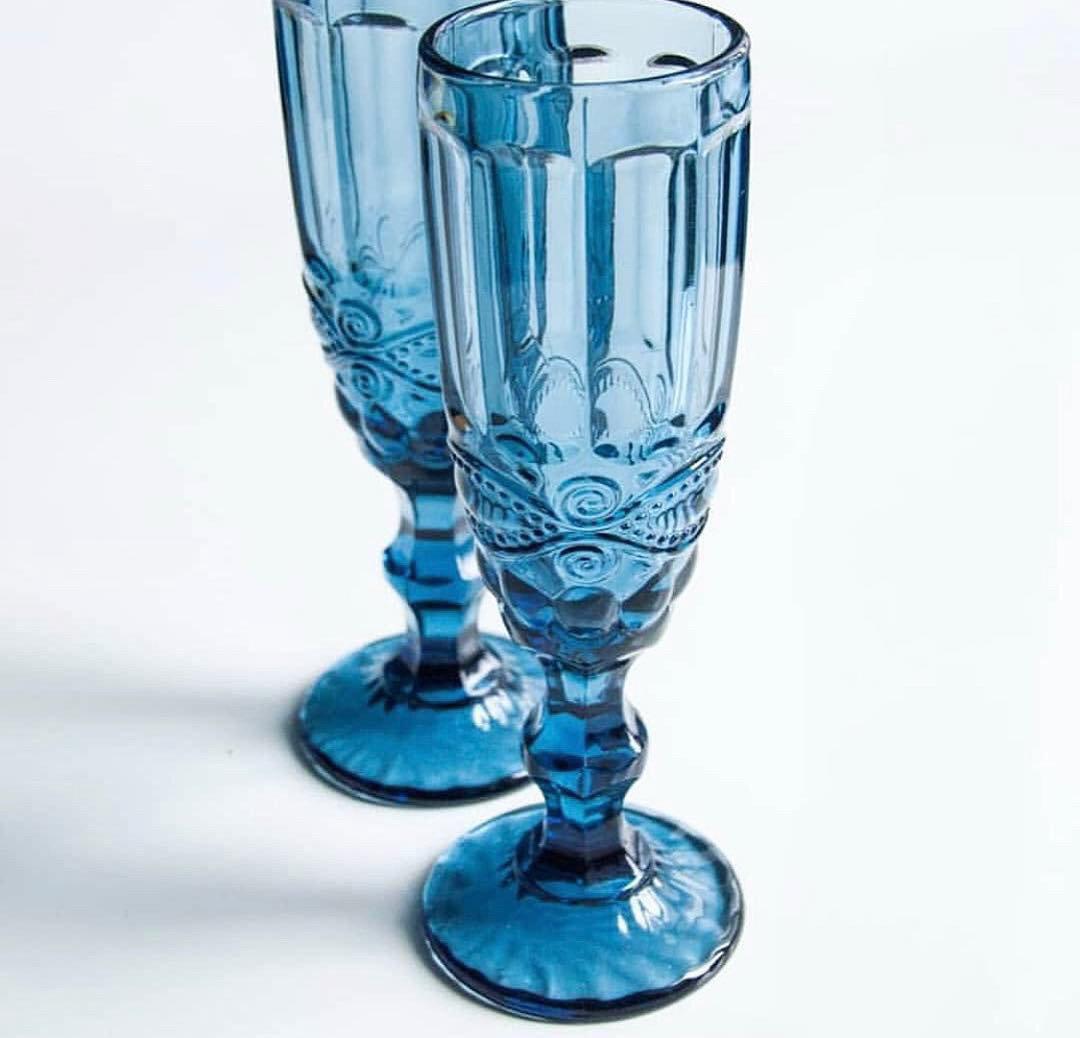 

Набор бокалов DS Vintage Blue для шампанского 180 мл 6 шт