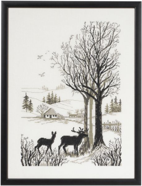 

Набір для вишивання "Шляхетний олень (Red deer)" Permin 70-1108