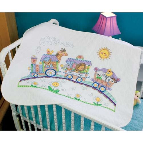 

Набір для вишивання хрестиком "Дитячий Експрес//Baby Express Quilt" DIMENSIONS 73427