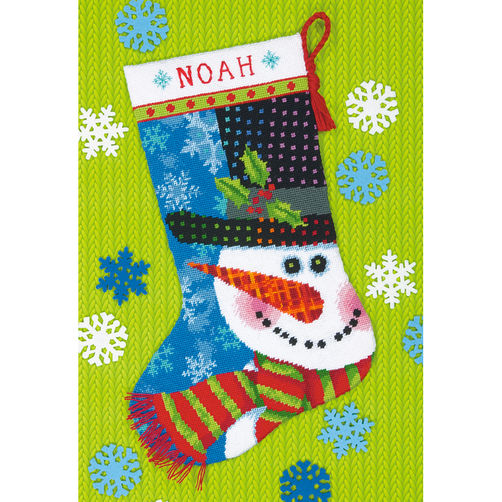 

Набір для вишивання гобеленом "Сніговик//Patterned Snowman Stocking" DIMENSIONS 71-09155