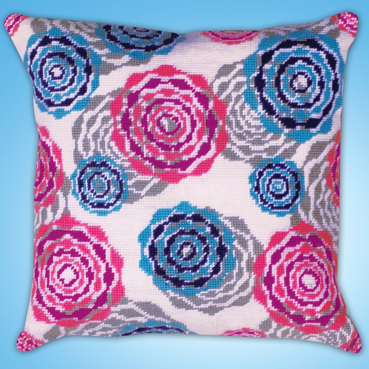 

Набір для вишивання гобеленом "Multicolor Floral//Різнокольорові квіти" Design Works dw2561