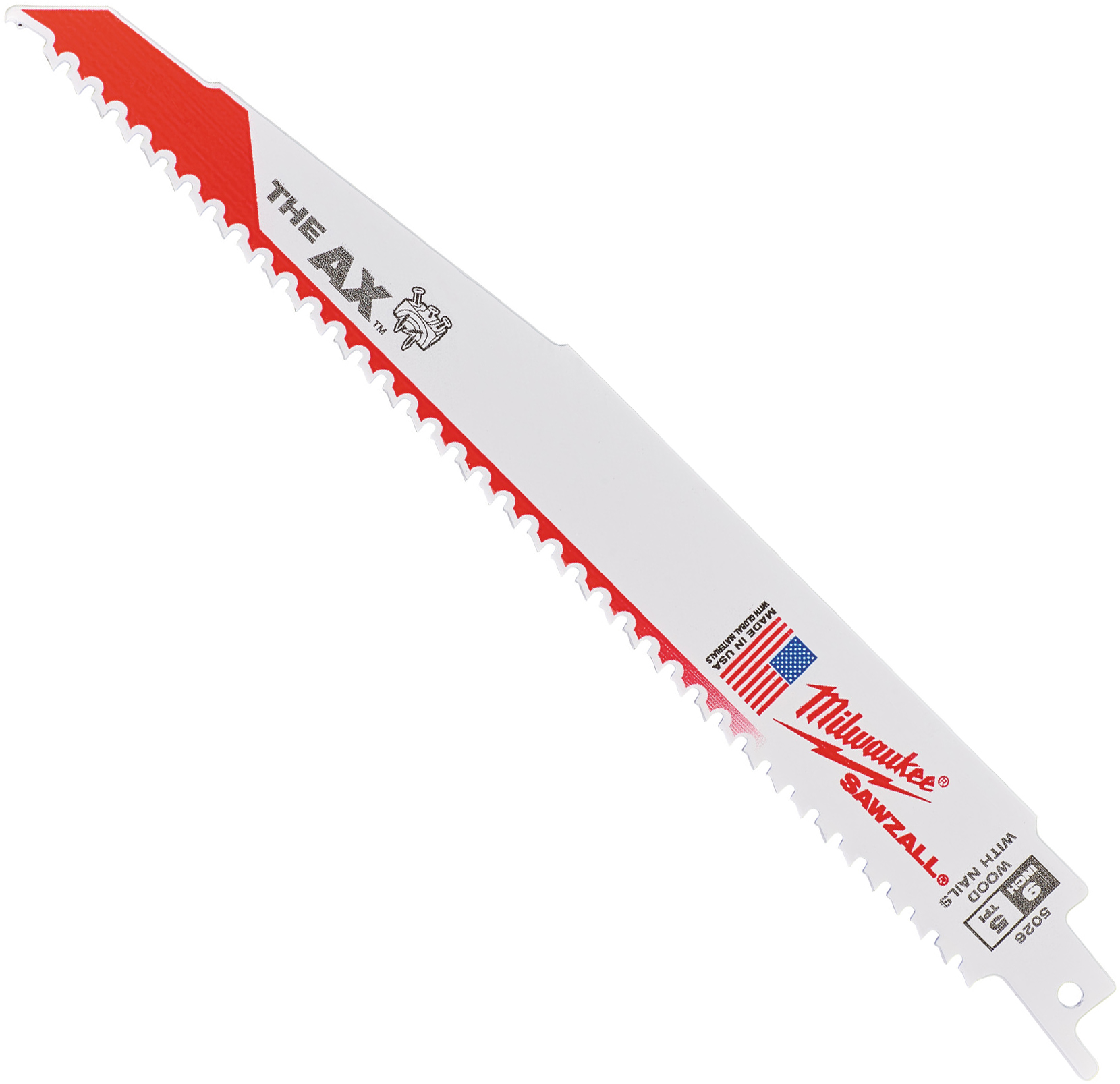 Пильные полотна для сабельной пилы Milwaukee THE AX FANG TIP 230х5 мм 5 ...