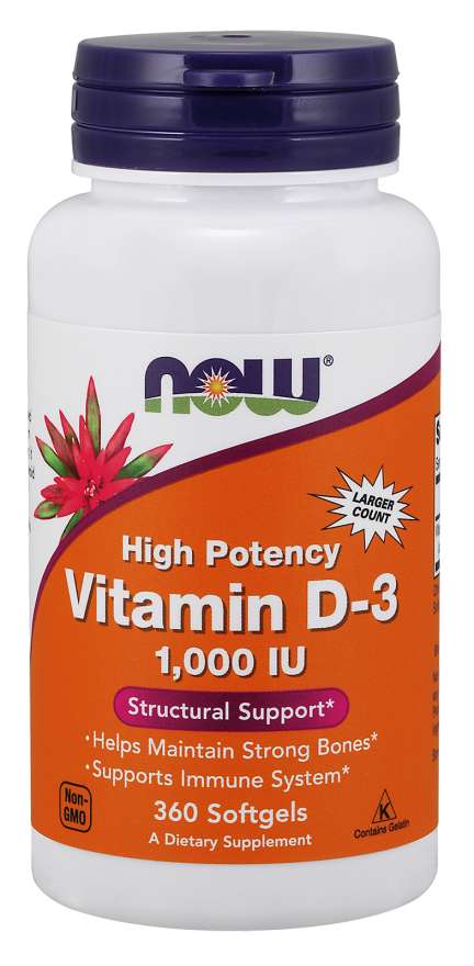 

Витамины NOW Vitamin D-3 1000 IU 360 капс Без вкуса (2147f51)