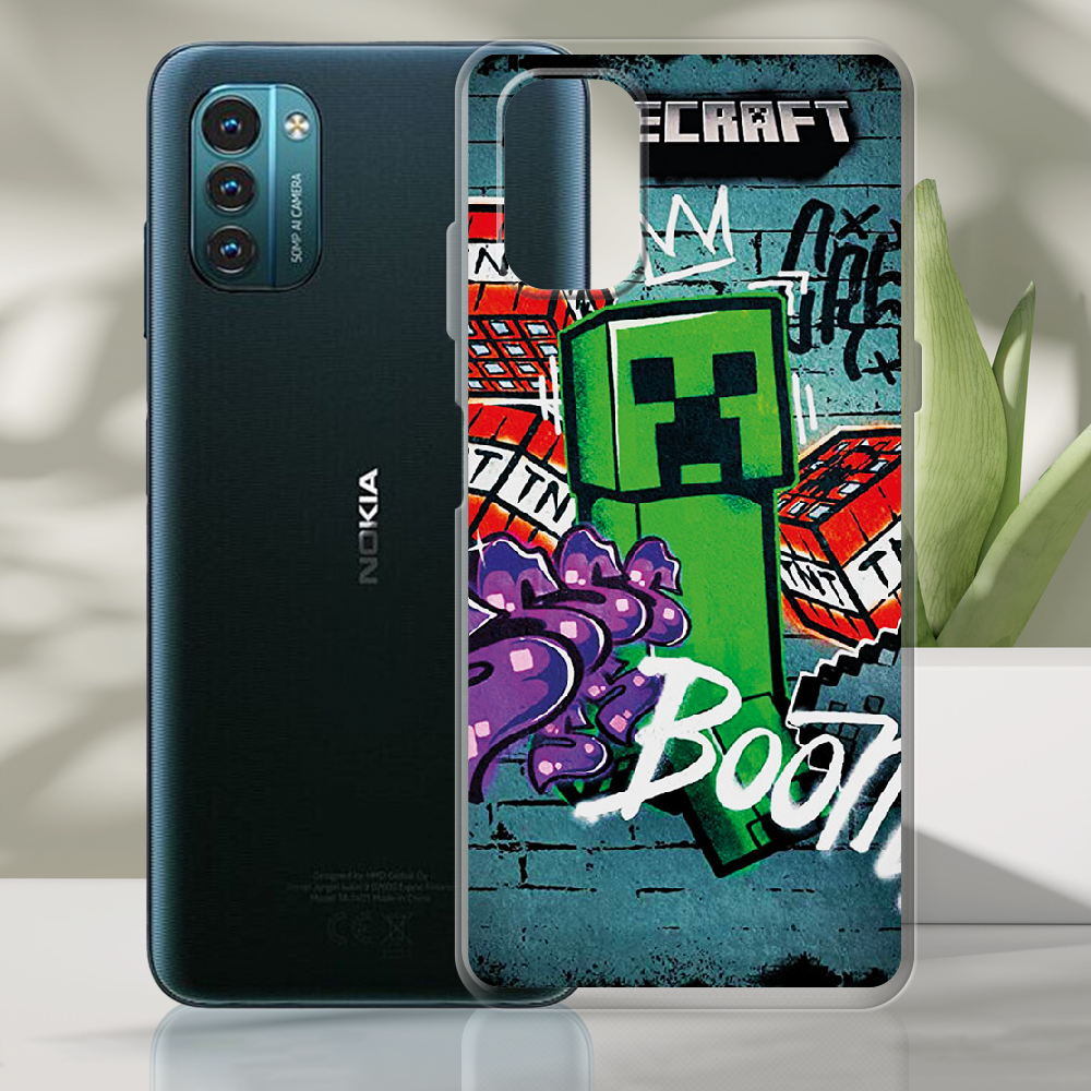 Чехол BoxFace Nokia G21 Minecraft Graffiti Прозорий силікон  (44288-up2542-44288) – фото, отзывы, характеристики в интернет-магазине  ROZETKA от продавца: Caseonmee | Купить в Украине: Киеве, Харькове, Днепре,  Одессе, Запорожье, Львове