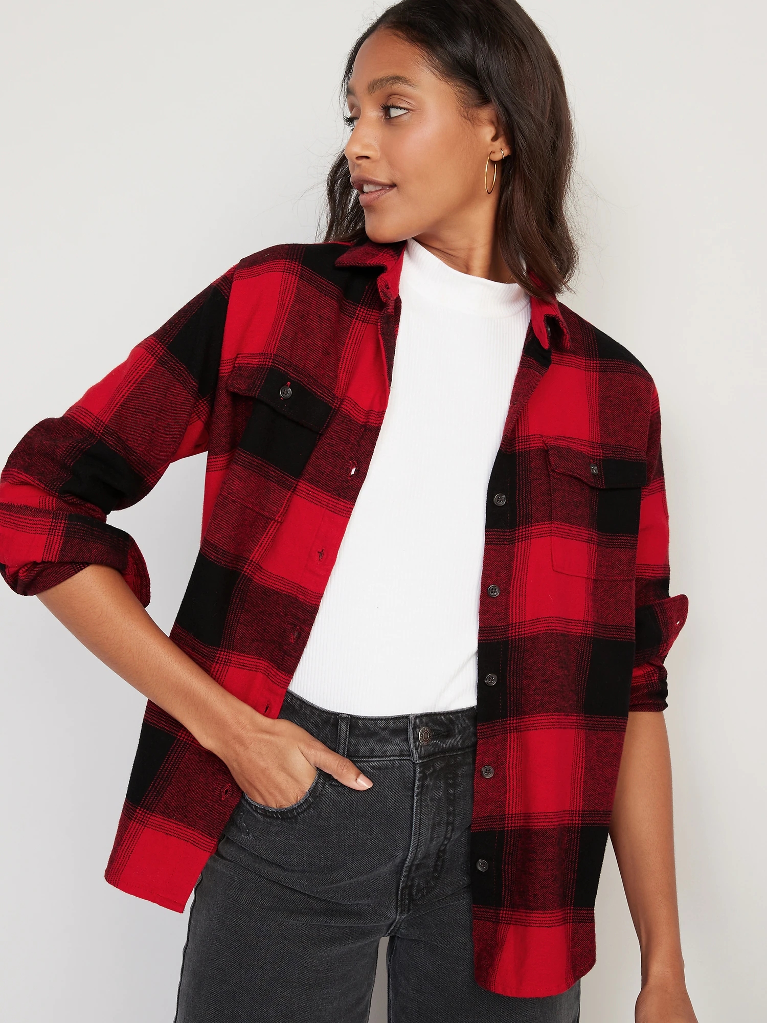 Рубашка Old Navy 429327835 XXL Красная с черным (1159768105) – в ...