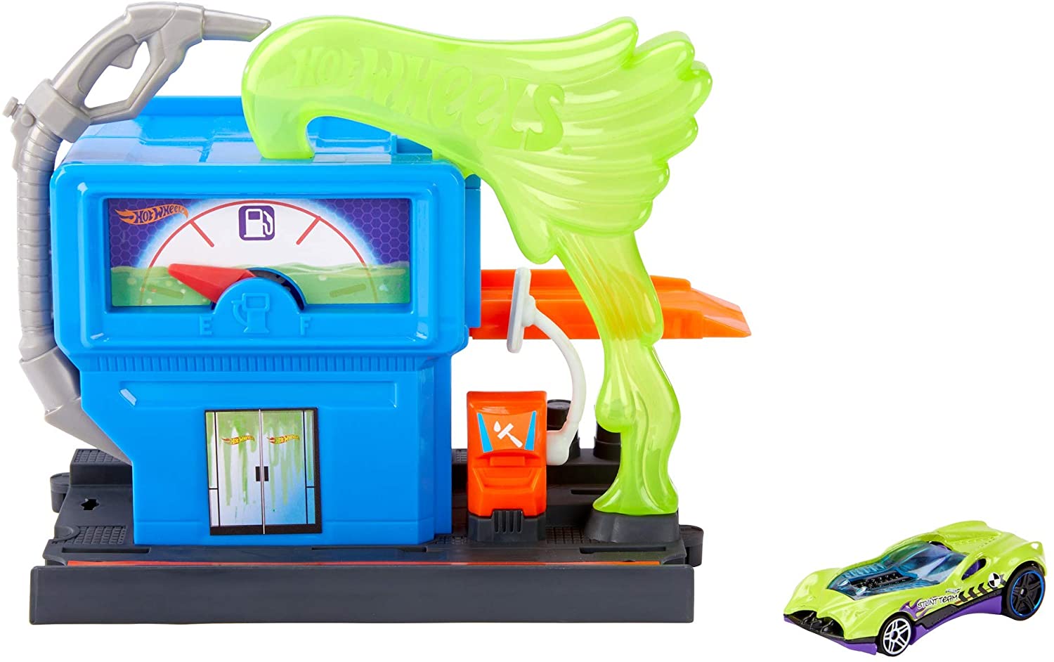 Игровой набор Хот Вилс Токсичная заправка Hot Wheels Downtown Toxic ...