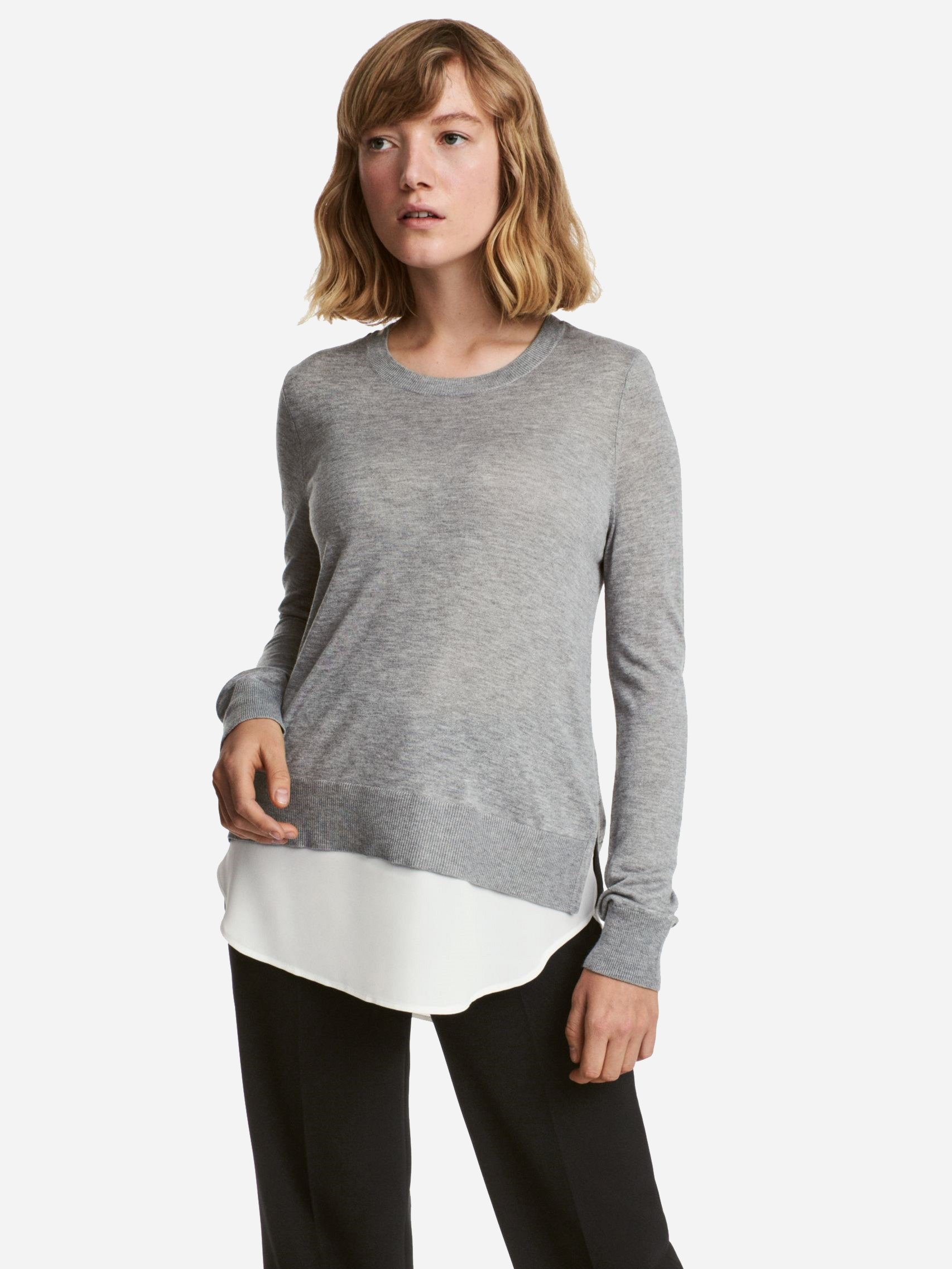 

Джемпер H&M 05152436 XS Серый с белым