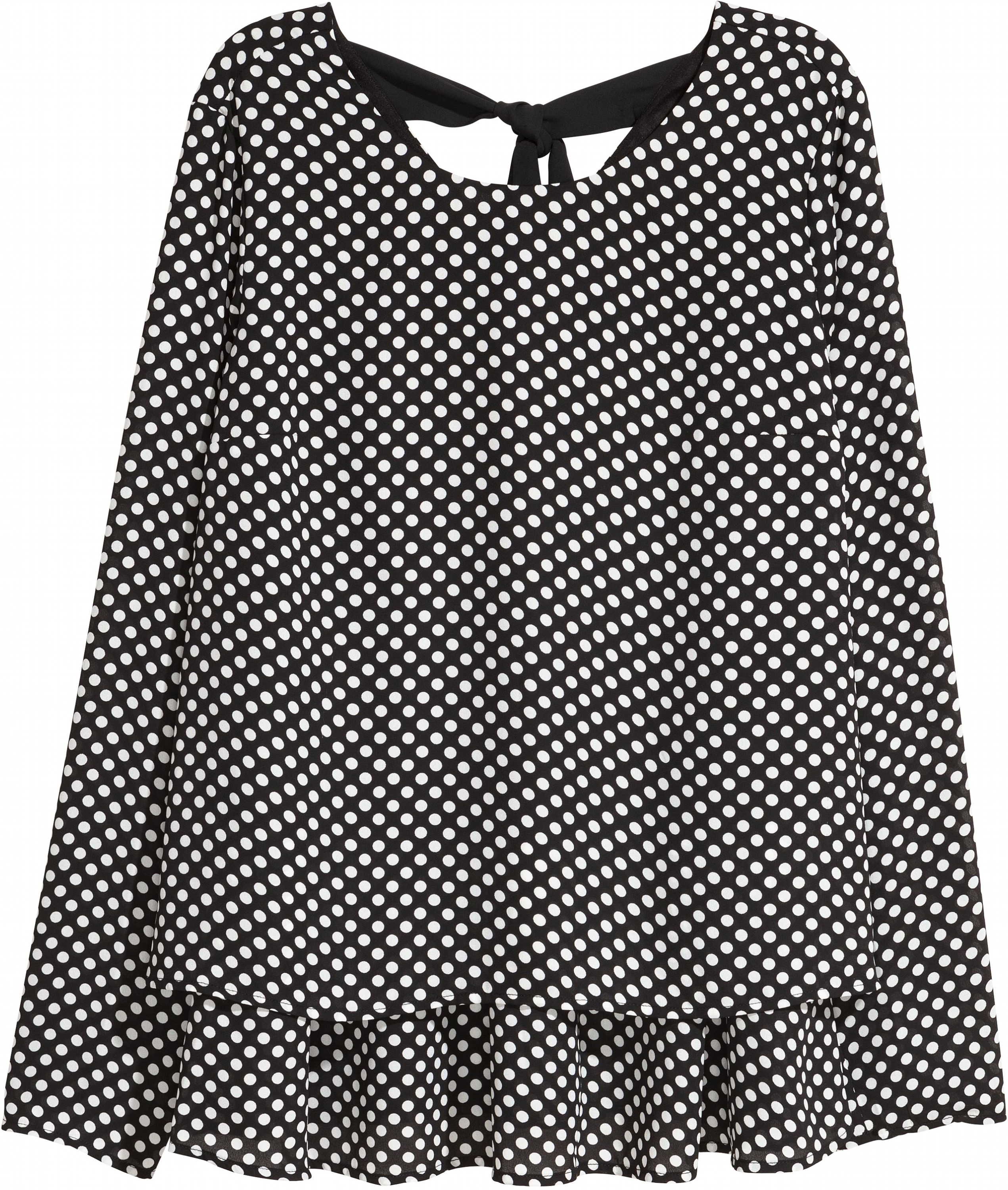 

Блузка H&M Мама 05614166 L Черная с белым