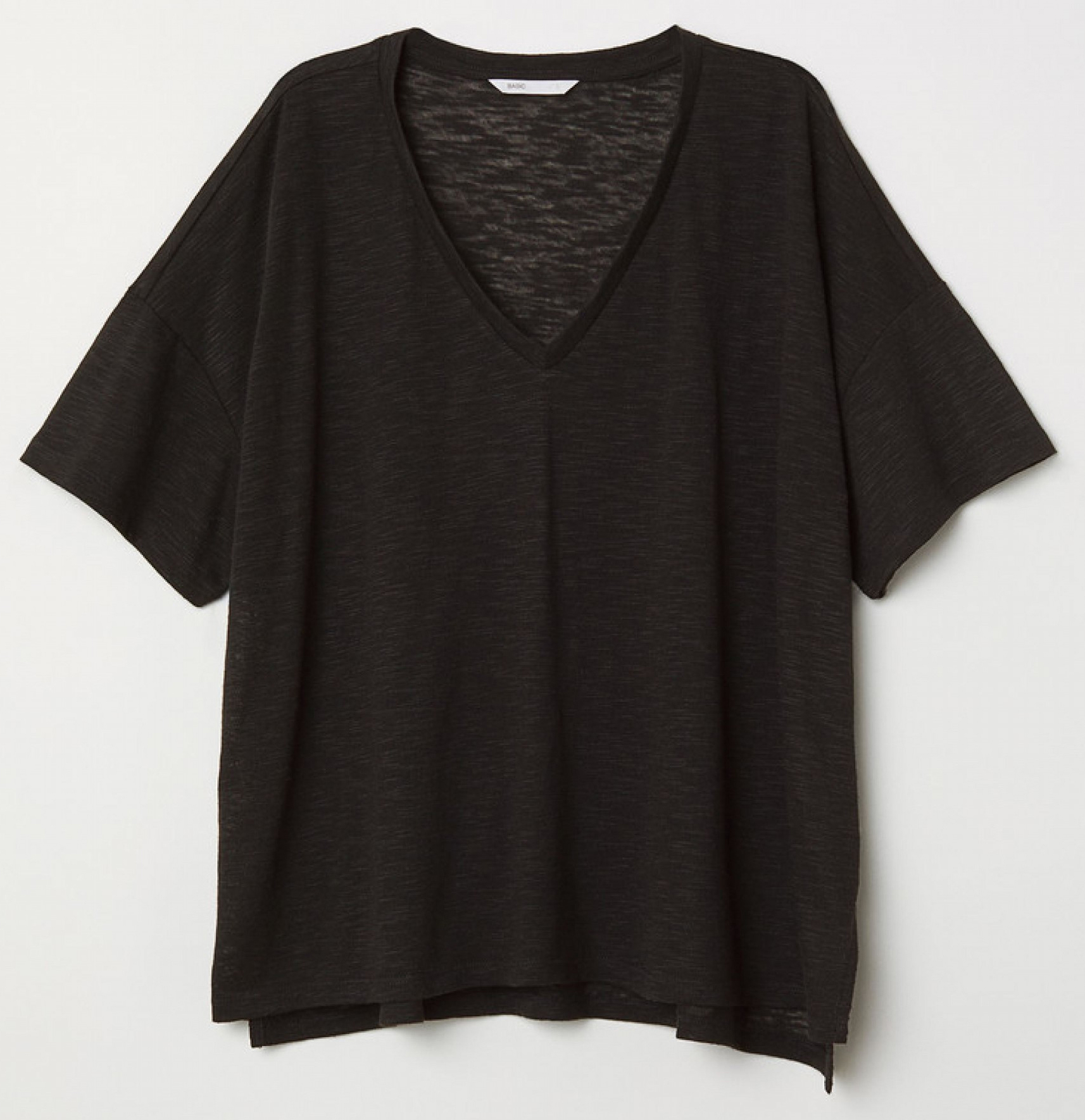 

Футболка H&M Basics 06341608 M Черная