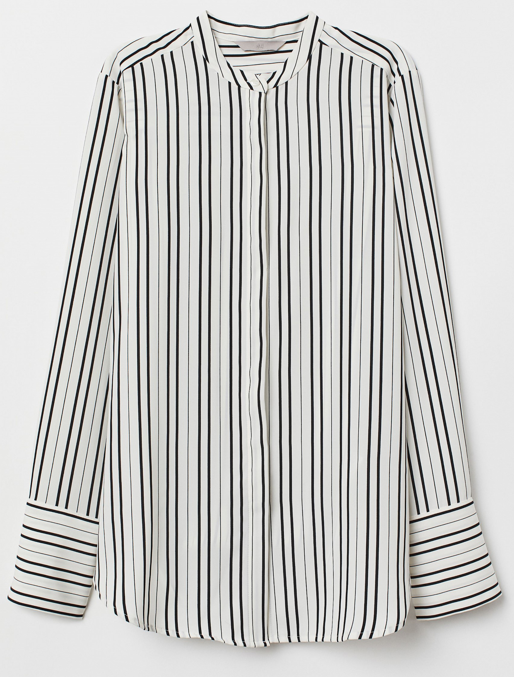 

Рубашка H&M 06623449 36 Белая с черным