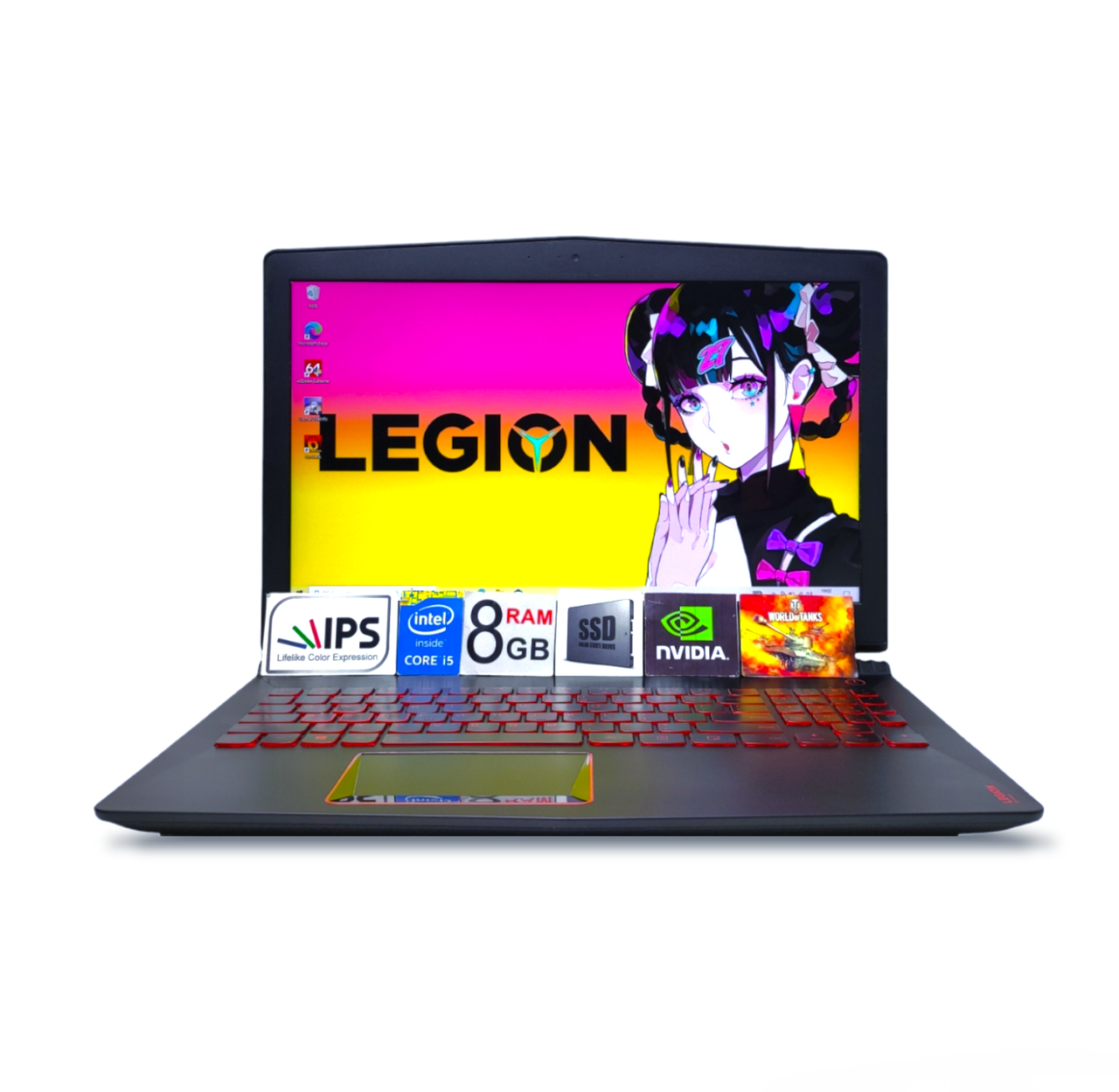 Ноутбук Lenovo Legion Y520 FHD IPS i5-7300HQ 8GB DDR4 SSD 128GB ...