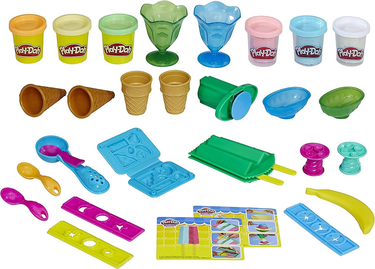 Play dough best sale ice cream set