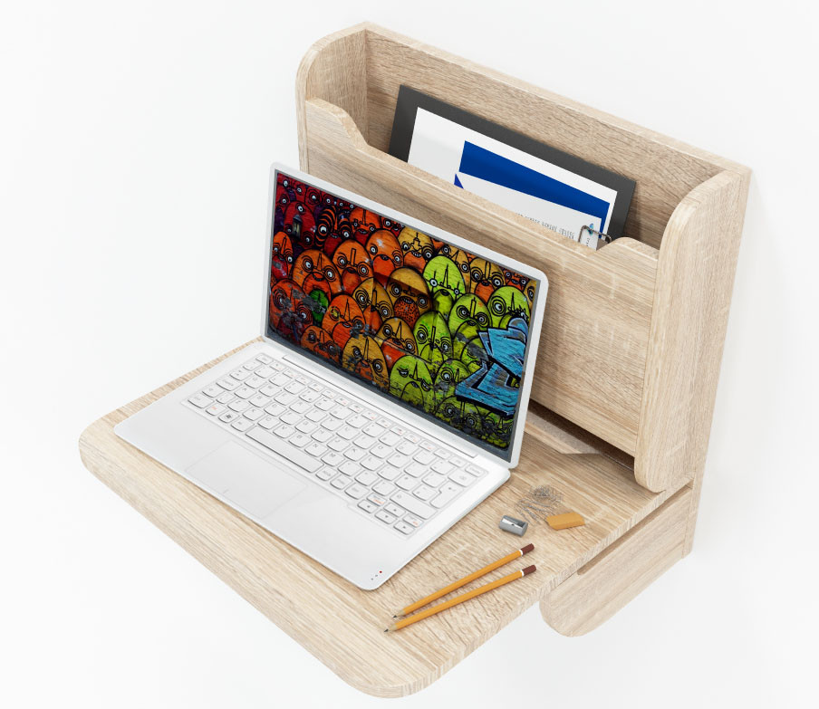 

Стол-трансформер для ноутбука Comfy Home AirTable Micron дуб сонома