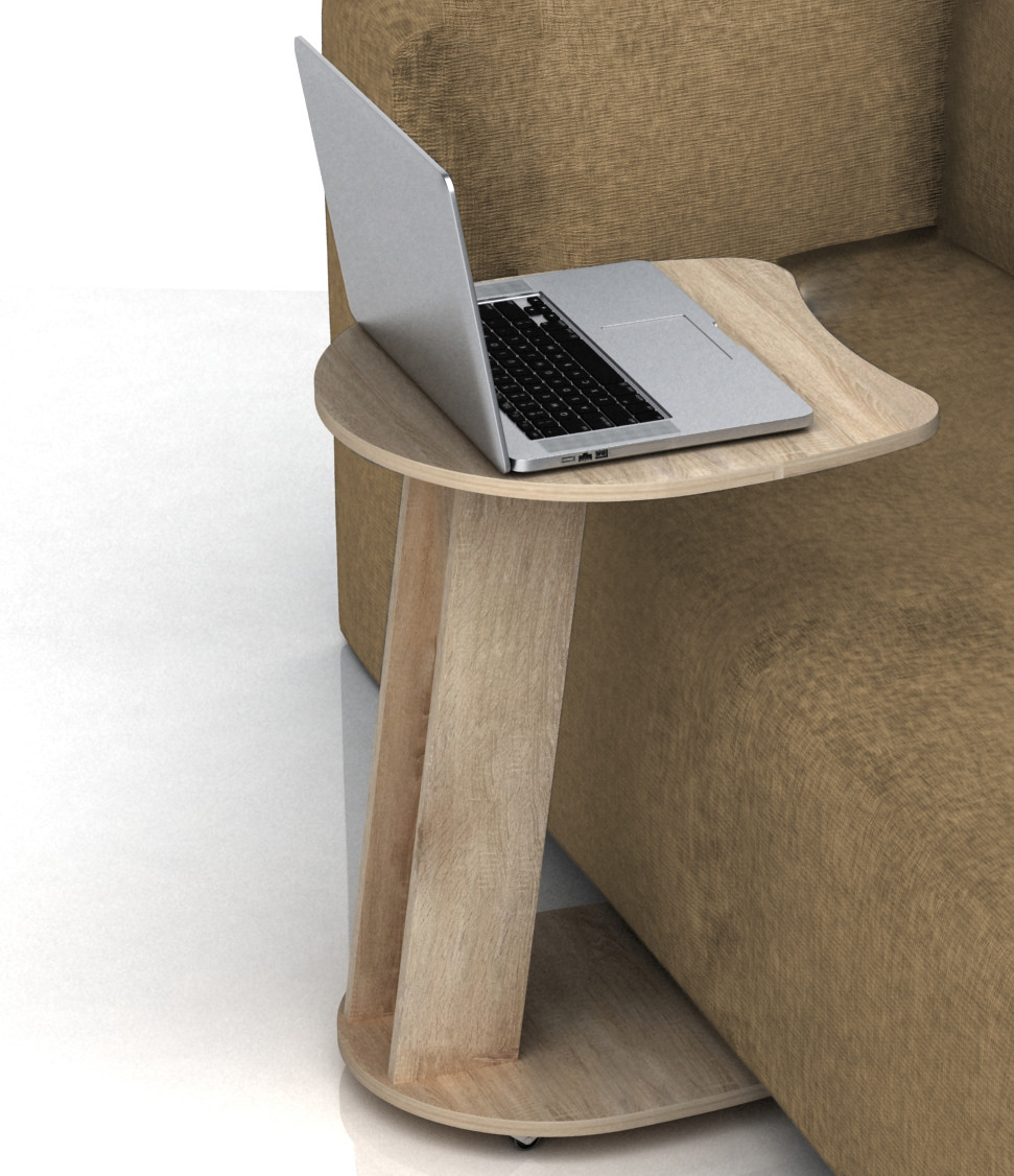 

Стол для ноутбука Comfy Home Sim дуб сонома