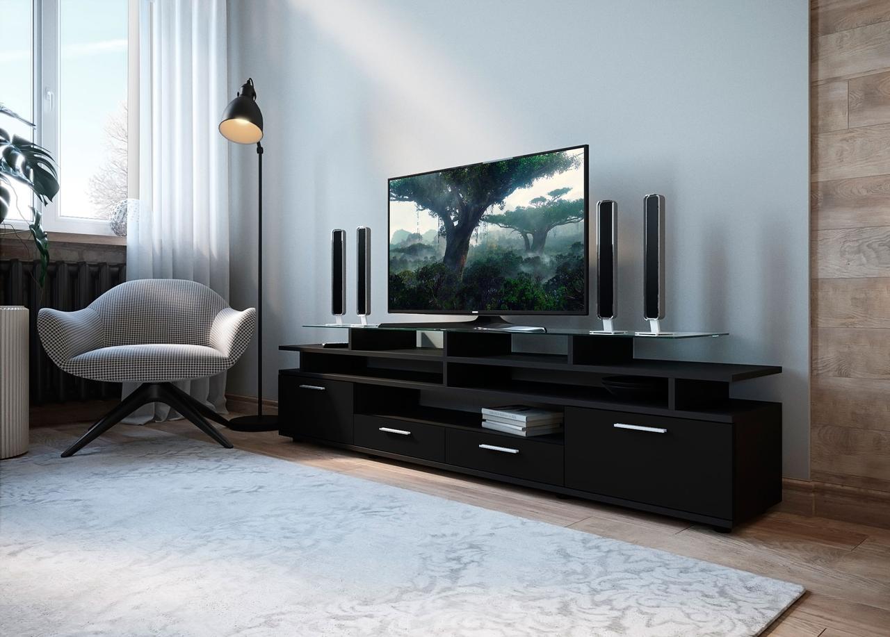 

Тумба для ТВ Comfy Home Cinema черный