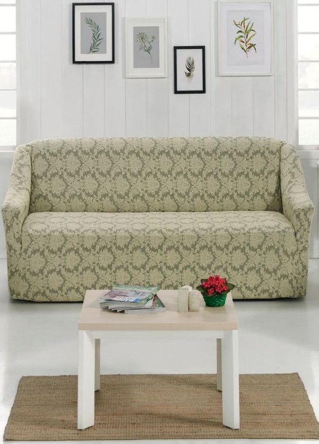 

Чехол на диван Home Collection Karna Турция Жаккард Бежевый (TKJ-030115)