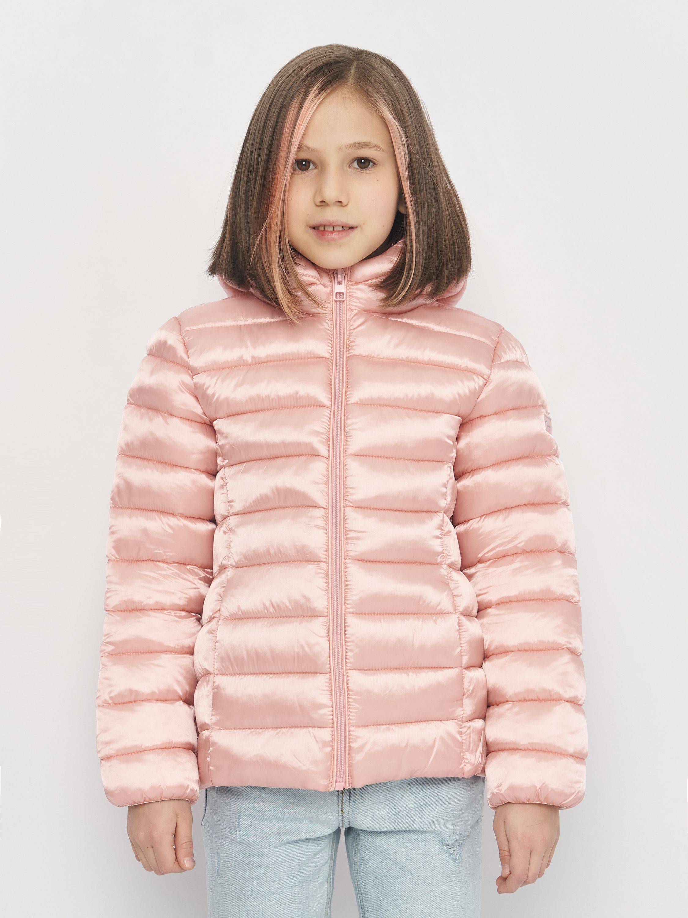 Акция на Дитяча демісезонна куртка для дівчинки Minoti 12COAT 6 37624JNR 122-128 см Рожева от Rozetka
