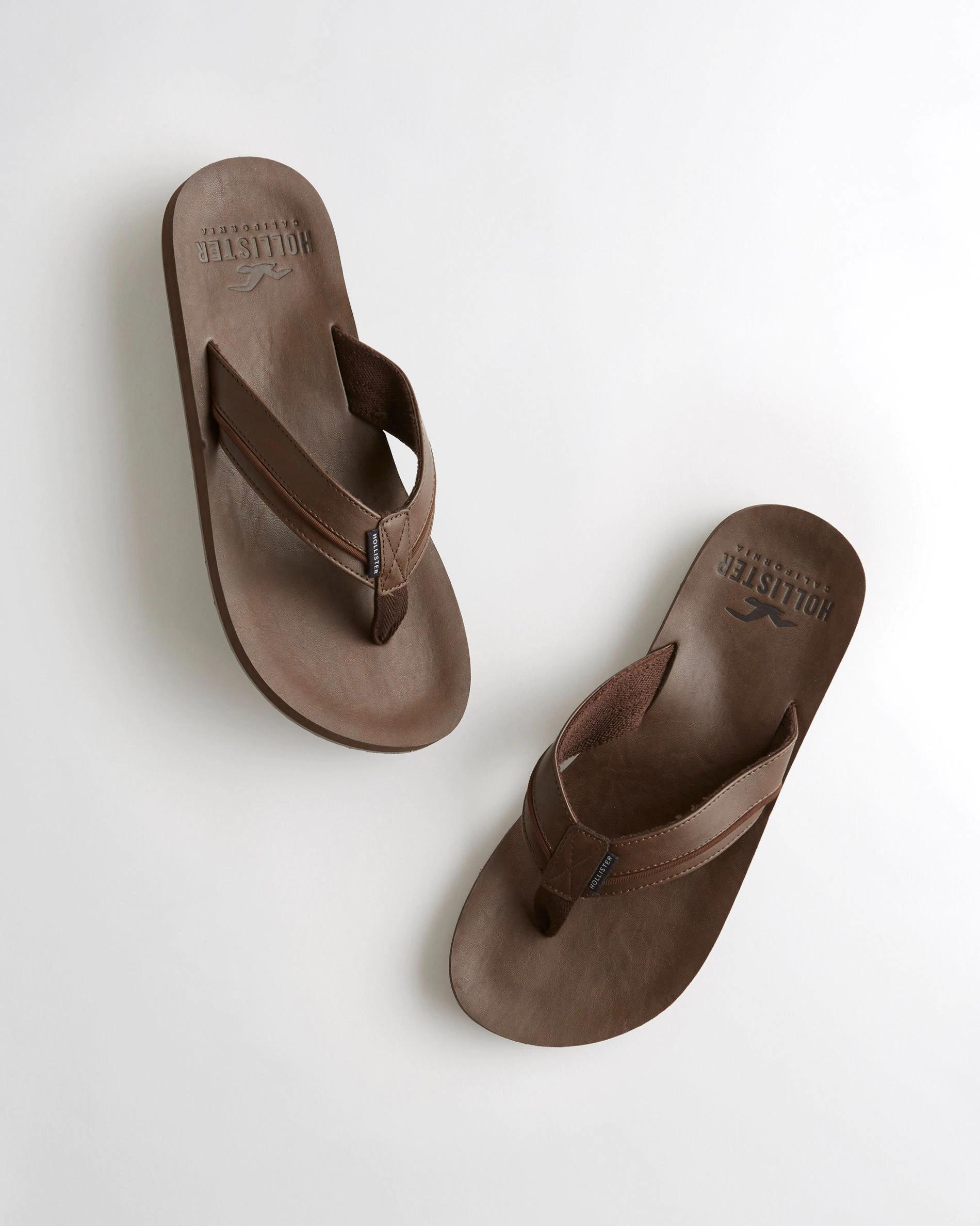 

Вьетнамки мужские - пляжные вьетнамки Hollister HC6158M S (40/41) Коричневый