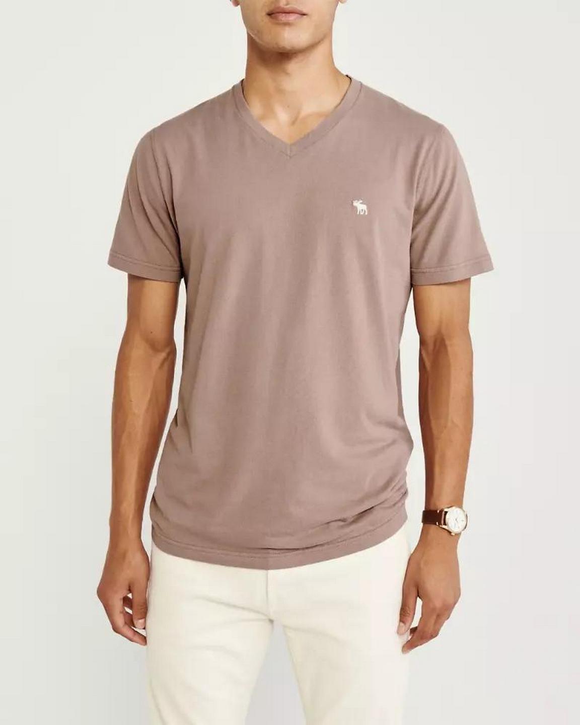 

Футболка Abercrombie & Fitch AF7701M M Темно-розовый