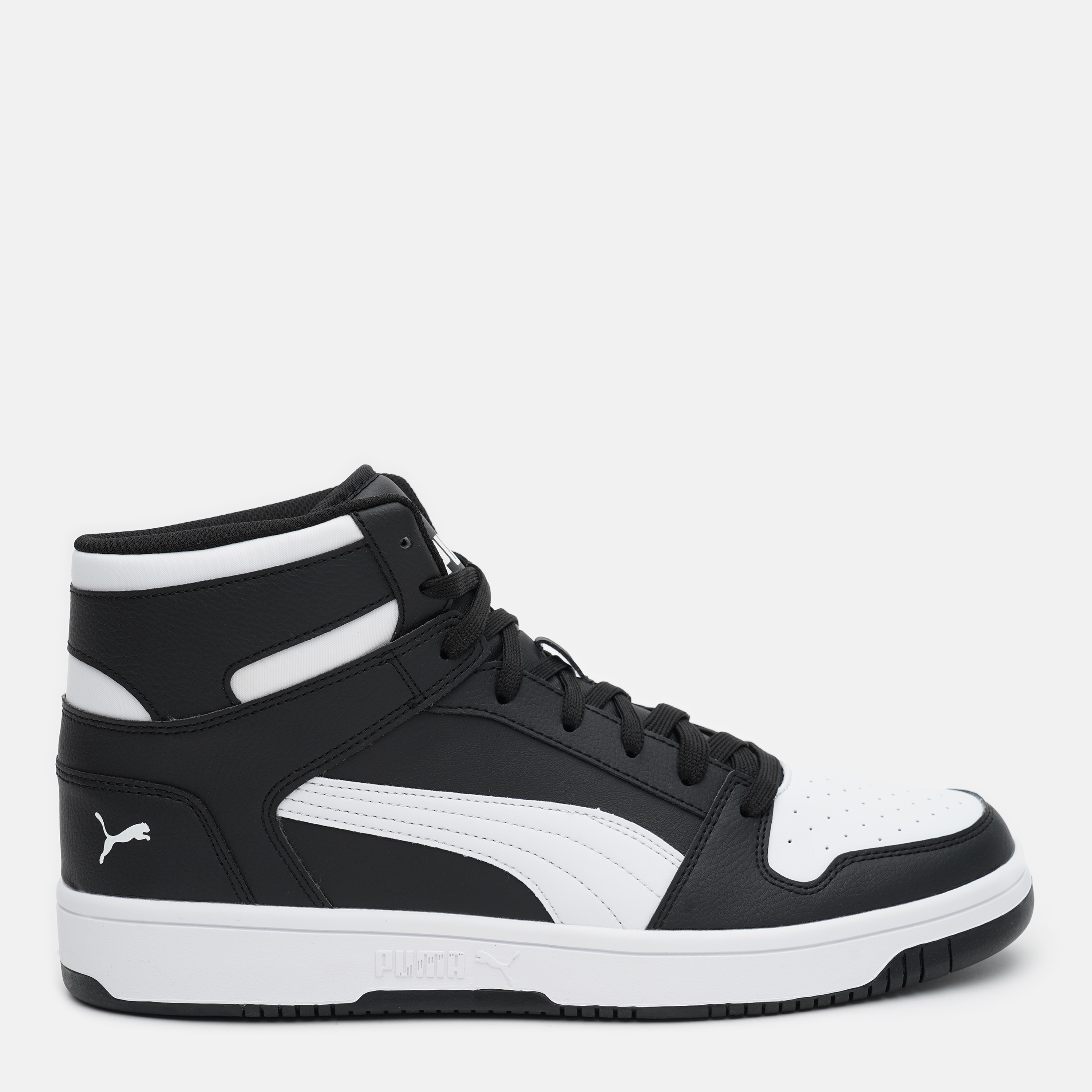 Акція на Чоловічі черевики Puma Rebound LayUp SL 36957301 42 (8) 27 см Black-White від Rozetka