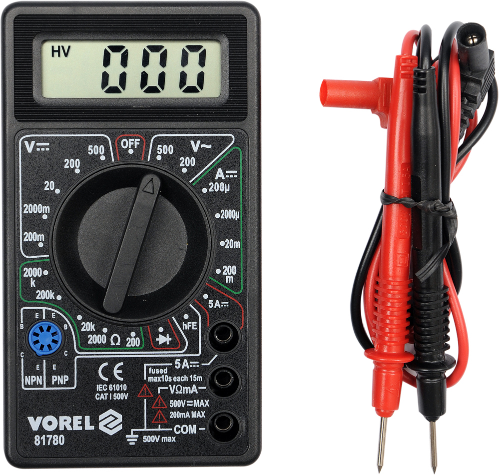 

Мультиметр цифровий VOREL 81780