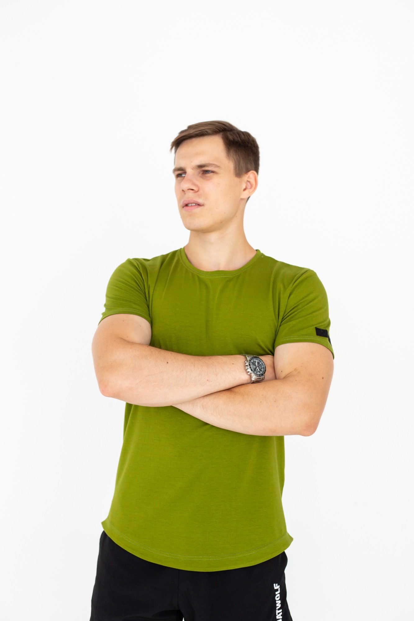 

Футболка BUMM Ascetic  Оливковая, Футболка BUMM Ascetic S Оливковая