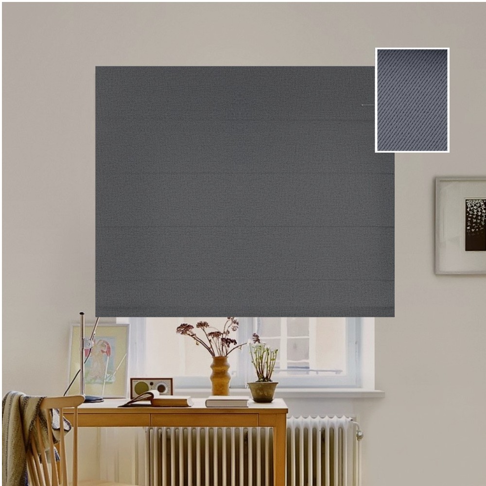 

Римская штора система Classic InHt Блэкаут Perfect 12488 Графитовый 60х160 см