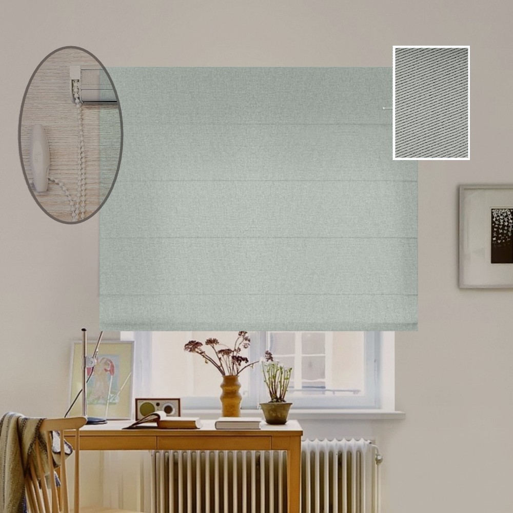 

Римская штора система Lux Coullise InHt Блэкаут Perfect 07 Оливковый 230х160 см
