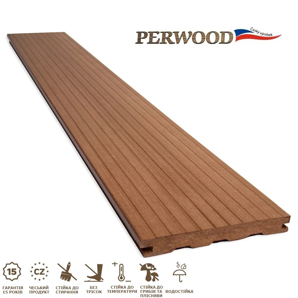 

Террасная доска Perwood Natural Massive Дуб Светлый 161х21х4000 мм (400073)