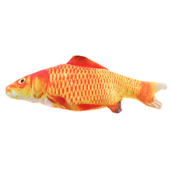 

Игрушка антистресс для кошек РЫБА ЗОЛОТАЯ, 80 см
