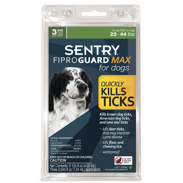 

Капли от блох, клещей и комаров ФИПРОГАРД МАКС (FiproGuard MAX) для собак 10-20 кг, 1 пипетка